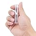 Canomo Flower Water Tubes Clear Plastic Floral Tubes for Flower Arrangements, 2-7/8 Inches, Transparent(30 Pack)