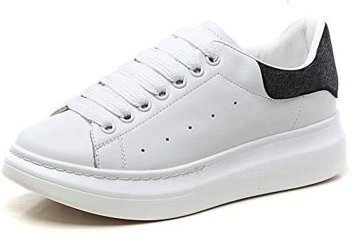 YORWOR Womens Ladies Slip-on Platform Trainers Classics Retro Sports Sneakers Low Loafers Shoes Unisex Adults