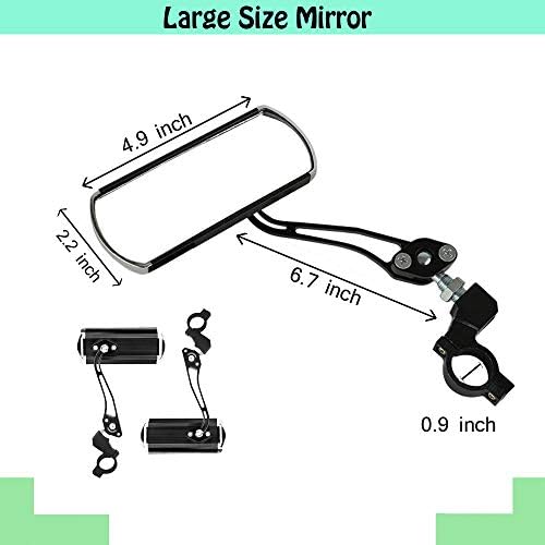 Bike Mirrors Handlebar Mount Bicycle Mirror Cycling Headwear Set