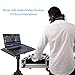 Universal Laptop Projector Tripod Stand – Computer, Book, DJ Equipment Holder Mount Height Adjustable Up to 35 Inches w/ 14” x 11” Plate Size – For Stage or Studio Use – PylePro PLPTS2 (Renewed)thumb 3