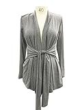 ACEVOG Women's Long Sleeve Open Front Lightweight Drape Soft Cardigan