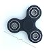 DOULINE Hand Spinner Toy，Stress Reducer EDC Focus Toy， Relieves ADHD Anxiety and Boredom ，Guarantee 3 min + Spin Time (black)