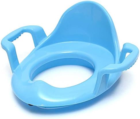 Potty Seat Cushion Toilet Urinal Training Stand Stool With Handle Potties For Child Toddler (Blue)
