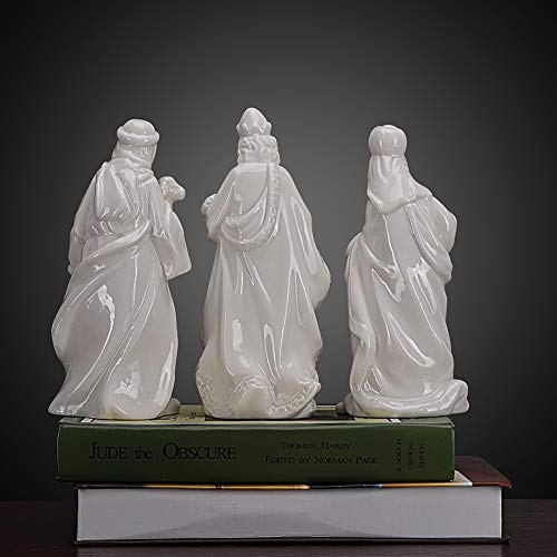 Exblue Holiday Nativity Set, 7-Inch Nativity Scene Figure for Kids - Christmas Figurine Indoor or Outdoor, 9PCS - Thumbnail 4