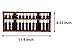 Wowlife 13 Rods Wooden Abacus Chinese Calculator Counting Tool