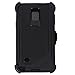 Heavy Duty Defender Impact Rugged with Built-in Screen Protector & Clip Case Cover for Samsung Galaxy Note 4 (Black)
