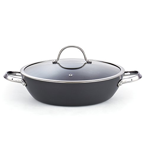 Cooks Standard 02486 5-Quart Everyday Chef's 12-Inch Hard Anodized Nonstick All Purpose Pan 