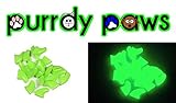 Pet Soft Nail Caps For Cat Claws GLOW IN THE DARK * LARGE SIZE * Purrdy Paws Brand, declaw, petco, pets Supply Store/Shop