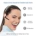 Wireless Headset, Hands Free Wireless Earpiece V5.0 with Microphone and Mute Key for Business/Office/Driving Calling, Support Siri/Google/Cortana Voice Assistant