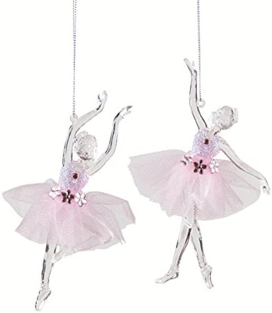 Gallery II Dancing Ballerina Ornament 2 Assorted