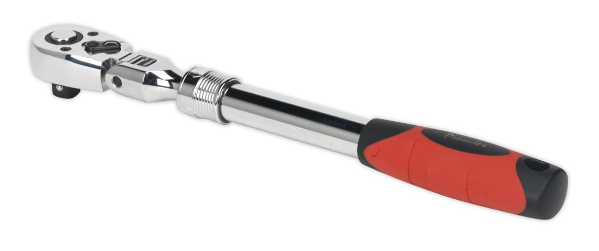 Sealey Ak6682 Flexi-Head Ratchet Wrench 1/2Sq Drive Extendable