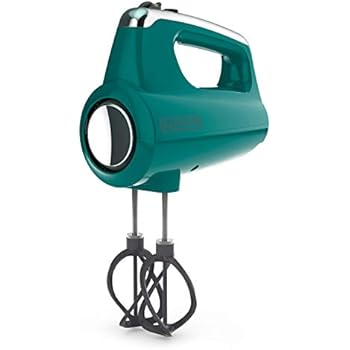 BLACK+DECKER MX600T Helix Performance Premium 5-Speed Hand Mixer, Teal