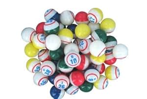 Amazon.com : Deluxe 5- Color Ping Pong Bingo Ball : Sports