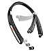 Bluetooth Headset, Bluetooth Headphones-LBell 30 Hrs Playtime Wireless Neckband Design W/Foldable Retractable Headset for iPhone IOS Android Smart Phones [Upgraded Version for SX-991/ KKY-992] (Black)