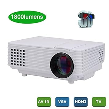 MU Proyector LED 1800 lúmenes full hd 3D nativa TV 1920 x 1080p de ...