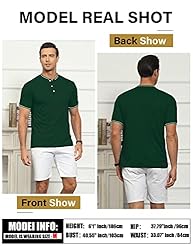polo t shirts for men Muscle Henley for men polo