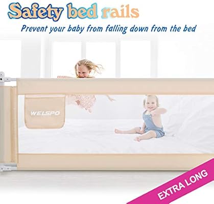 king size bed baby rails