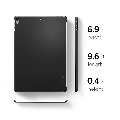 Spigen Thin Fit Compatible con Apple iPad Air 3 (2019) / iPad Pro 10.5 (2017) Funda - Negro - Imagen 8