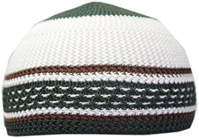 Manaal Enterprises Elastic Kufi Hat Skull Cap Beanies Men Muslim Polycotton Cap Islamic Head, Size : 21,22,23 inches Streatchable (All Sizes Can Wear) …