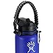 Hydro Flask Paracord Handle Holder, Glink General Hydro Flask Nalgene CamelBak for Wide Mouth Water Bottle  Carrier, Strap Cord with Safety Ring and Carabiner, 10 Colors