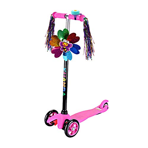 Corrines Kids Bike Bell,Toddler Bike Part,Bike Scooter Handlebar Streamers Sparkle,Children Girls Boys Balance Road Bikes Decor Baby Carrier Accessories, - Thumbnail 2