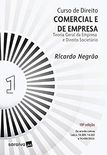 Livro Curso de Direito Comercial e de Empresa - Vol. 1 -19ª edição 2023
