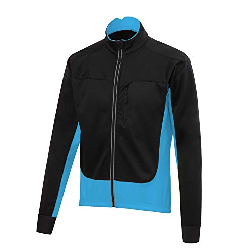 image for Maks Men's Thermal Cycling Jersey Long Sleeve Snow Water Reflective Wi