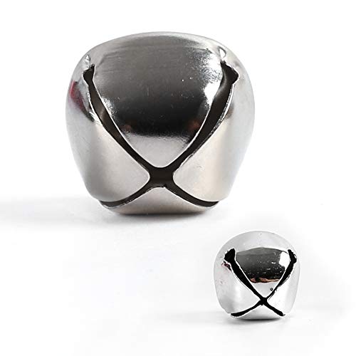 Jingle Bells, 1 Inch Craft Bells Bulk DIY Bells for Christmas Festival Decoration Home Decoration, 240PCS, Silver