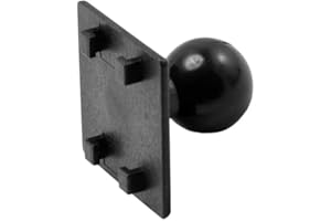 LycoGear 25mm 1inch Rubber Coating Ball Joint with 4 Prong Connection for 7/8/9/10 inch Carplay Screen Units