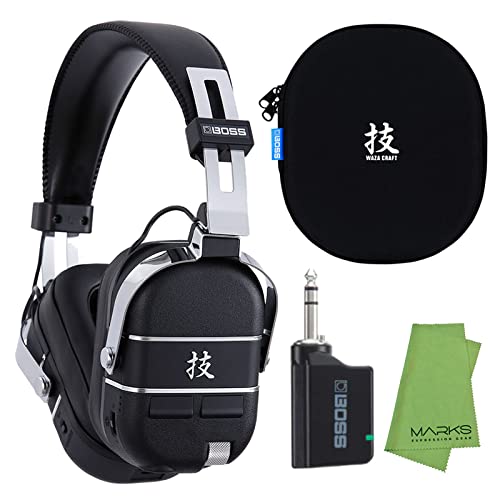 BOSS- ワイヤレス ヘッドホン ギターアンプ WAZA-AIR + キャリングケース CB-WZ-AIR セット商品画像