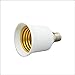 Onite 6pcs E12 to E26 / E27 Adapter - Converts Chandelier Socket (E12) to fit your Medium Socket (E26/E27) Bulb