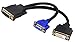 CGTime Wyse DVI-I Splitter Cable - DVI-I(24+5) Male to DVI-D(24+1) and VGA (HD15) Female Comparable to Wyse DVI Digital Y-Cable (DVI-I to DVI-D and VGA)（10 Inch）