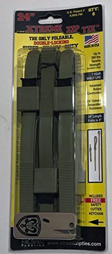 MILSPEC PLASTICS Xtreme zip tie 24" long