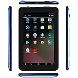Haehne 7 Inches Tablet PC - Google Android 5.1 Quad Core, 1024600 TN Screen, 2.0MP 0.3MP Dual Camera, 1G RAM 8GB ROM, 2800mAh, WiFi (Blue)