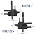 MGFLASHFORCE Drop Leg Holster for Pistols, Adjustable Tactical Thigh Gun Leg Holster Right Handed (Black)
