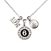 Custom Player ID Volleyball Necklace (#6, One Size)