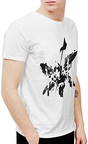 Mens Linkin Park Hybrid Theory Art Chester Bennington Classic Outdoor White T-Shirt Short Sleeve