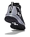 Under Armour Boys' Pre-School Jet Mid Basketball Shoes, Black/Steel,1 Medium US Little Kid