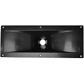 QIXIAMO Tweeter Speaker Accessories Treble Horn 300 x115MM for Home Theater HiFi Karaoke Professional Mixer o, Black