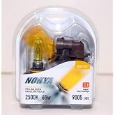 Nokya 9005 / HB3 Arctic Hyper Yellow Stage 1 2500K Halogen Headlight / Fog Light Bulb