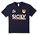 Kids Sicilia Soccer T-Shirt - Sicily, Italy Football Jersey 12 Navy