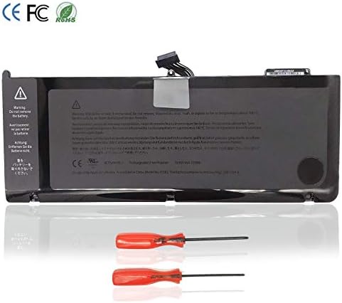 A1382 A1286 Battery for Apple MacBook Pro 15" inch [Only for or core i7, early 2011, late 2011, mid 2012] 10.95V/77.5Wh High Capacity Replacement Battery