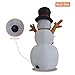5 Foot Christmas Inflatables Snowman with Hat, Airblown Inflatable Snowman with Branch Hands, Lighted for Home Outdoor Yard Lawn Decoration