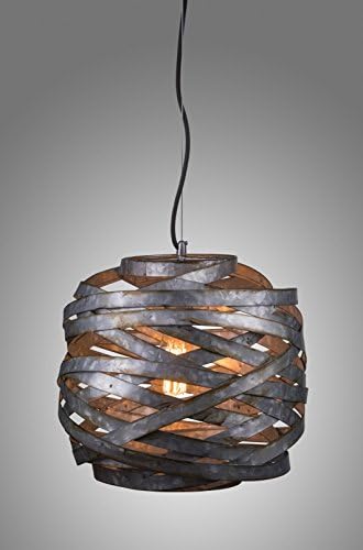 LightLady Studio Farmhouse Lighting Industrial Pendant Lighting -This One Covers It All, Farmhouse Chandelier Cage Pendant Light, Industrial Chic Urban Farmhouse Meets Modern Contemporary Loft Style