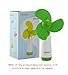INTSUN Handheld Portable Battery Operated Cooling Mini Fan Electric Personal Fans for Home and Travel (Green)