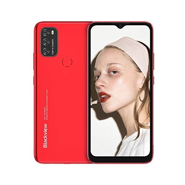 Mobile-Phone-Blackview-A70-Smartphone-SIM-Free-Android-11-Phone-Unlocked-5380mAh-Battery-6517-inch-HDScreen-Octa-Core-3GB-RAM-32GB-ROM-13MP-Triple-Camera-Dual-SIM-phone-Red Blackview 4G Phone, A70 Android Phone(2021), 13MP Triple AI Camera, 5380mAh Smart Phone, 6.517 inch HD+,32 GB ROM/256GB…