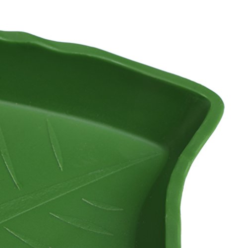 Qupida New Reptile Water Food Dish Bowl Feeding Dish Cup Feeder Bowl Cup Basin Tray Container for Small Pets (S)