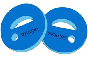 Kiefer Aquatics Water Resistance Swim Discs – Premium Foam for Aquatic Fitness & Therapy Kiefer Swim Discs | Royal & Teal, 7.5 inch Diameter, Sold Per Pair packaged together