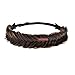 TOECWEGR Wide Fishtail 9 Strands Synthetic Hair Braided Headband Thick FluffyElastic Shape Ladies Beauty accessory Headband (Fluffy hair band 4a)
