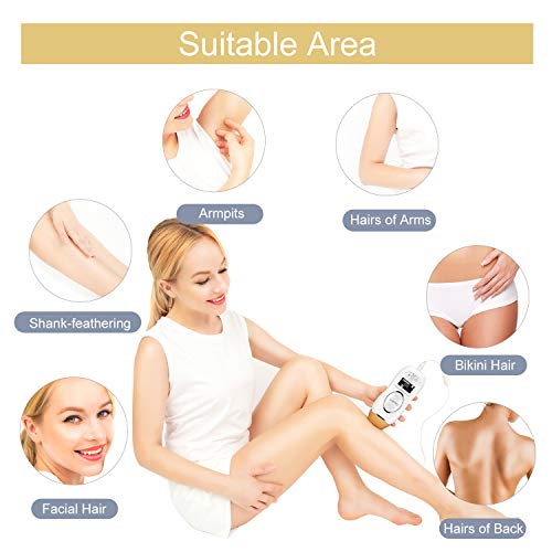 Hair Removal for Women and Men, Deparee IPL Permanent Hair Removal with 1000000 Flashes and Replaceable Lamp Head, Facial Body Professional Painless Hair Remover Device Home Use (Upgrade Version)